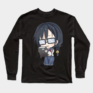 Sumireko Sanshokuin Glasses Version Long Sleeve T-Shirt